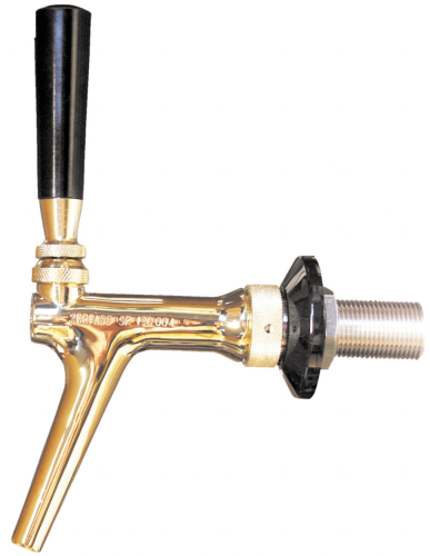 Kolbenschankhahn aus Chromnickelstahl - 55 mm-fB56M-Zerfass Kolbenschankhahn aus Chromnickelstahl - 55 mm-fB56M-Zerfass Kolbenschankhahn, Bierkühler, Zapfanlage-Zerfass